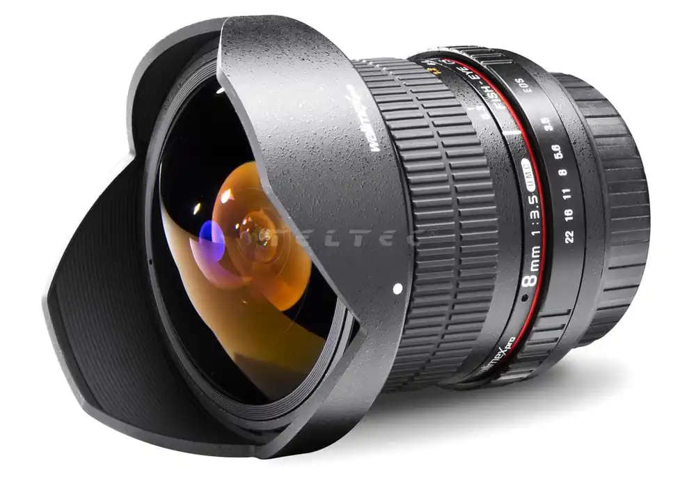 Markenware walimex pro 8/3,5 Fisheye II mit Canon EF Mount