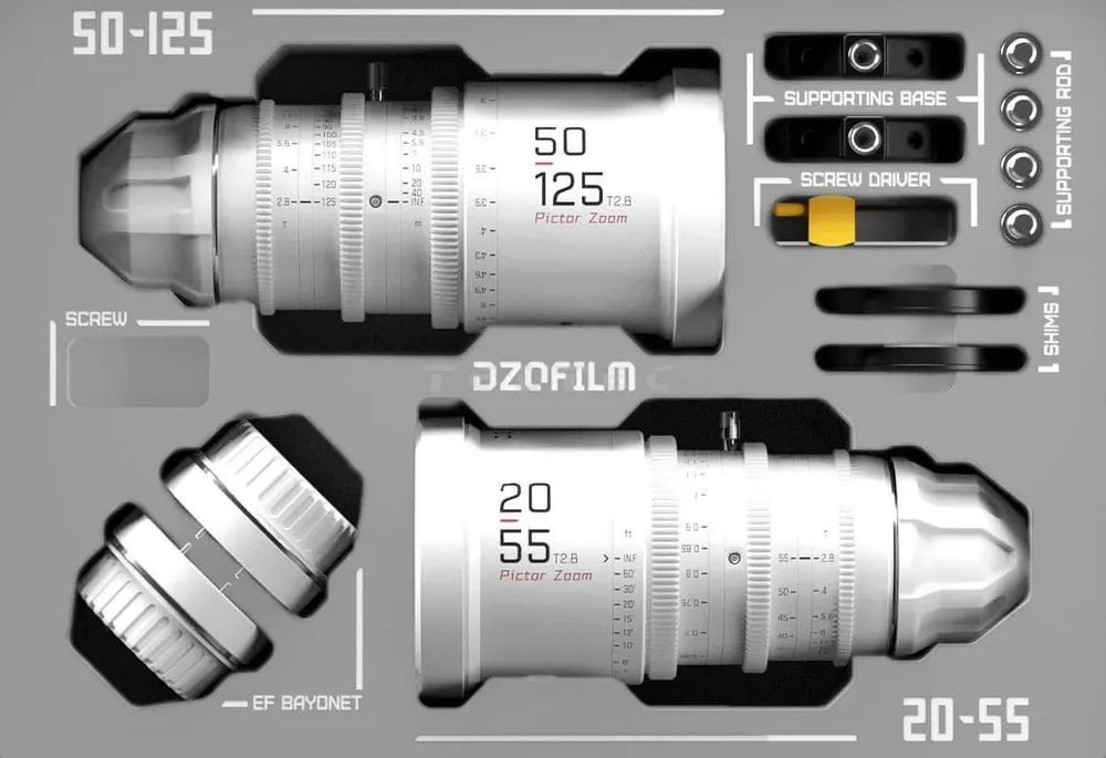 Günstig DZOFILM Pictor Zoom Bundle 20-55&50-125mm White