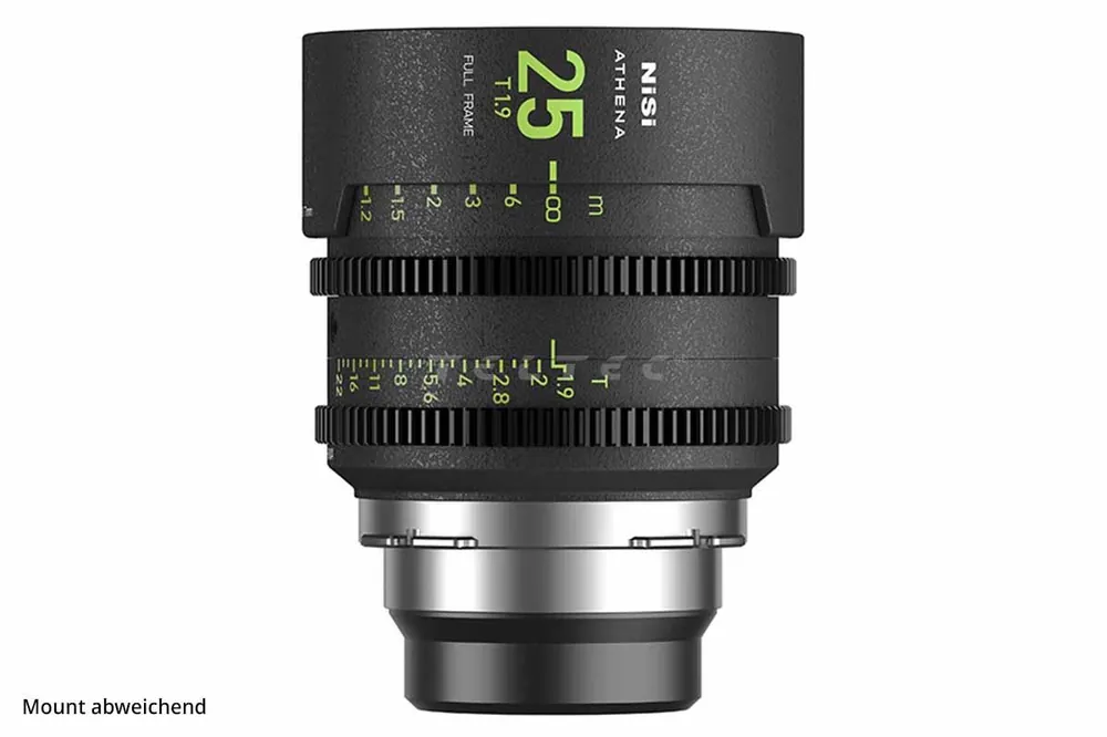 NiSi Athena 25 mm T1.9 - E-Mount (No Drop-In Filter) Preiswert