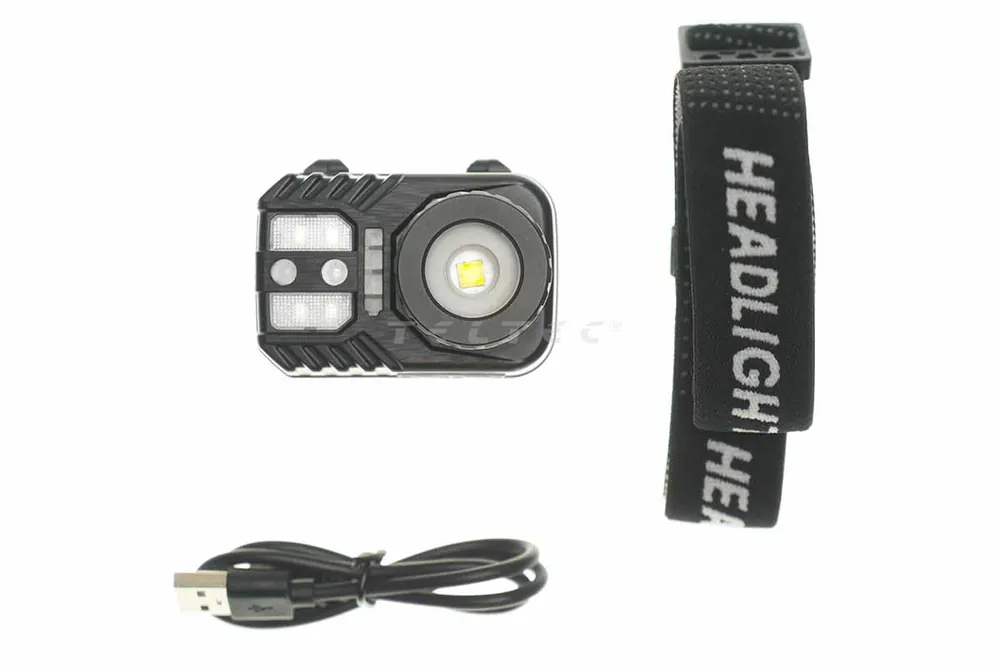 Wochenendangebot Filmsticks Head Torch with Headband Strap, Rechargeable with Cable Provided