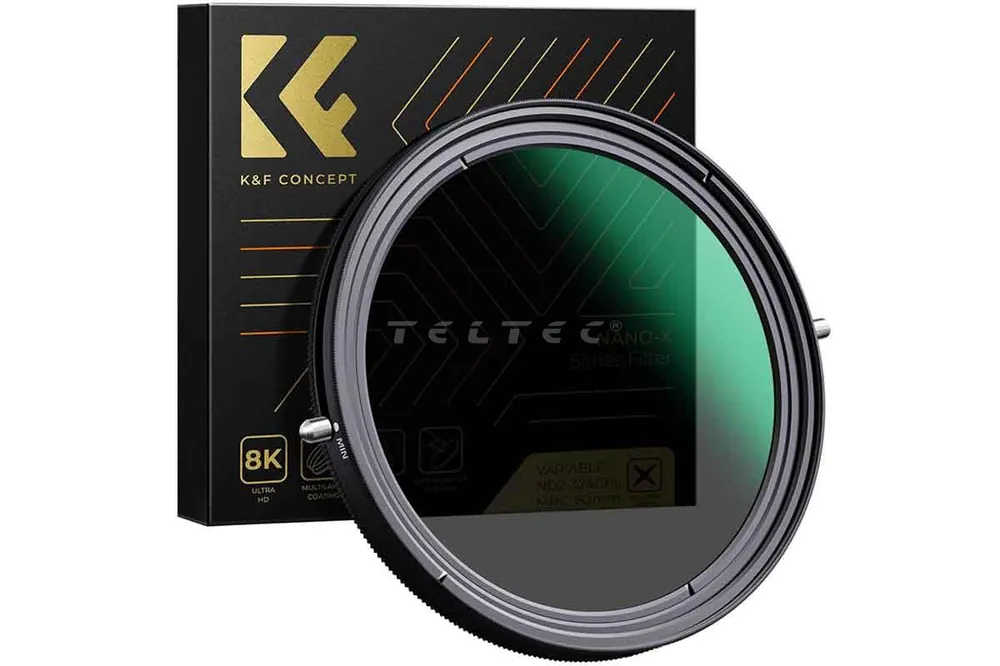 K&F Concept 58 mm Nano-X CPL+Variable/Fader NDX ND2 - ND32 Garantierte Lieferung