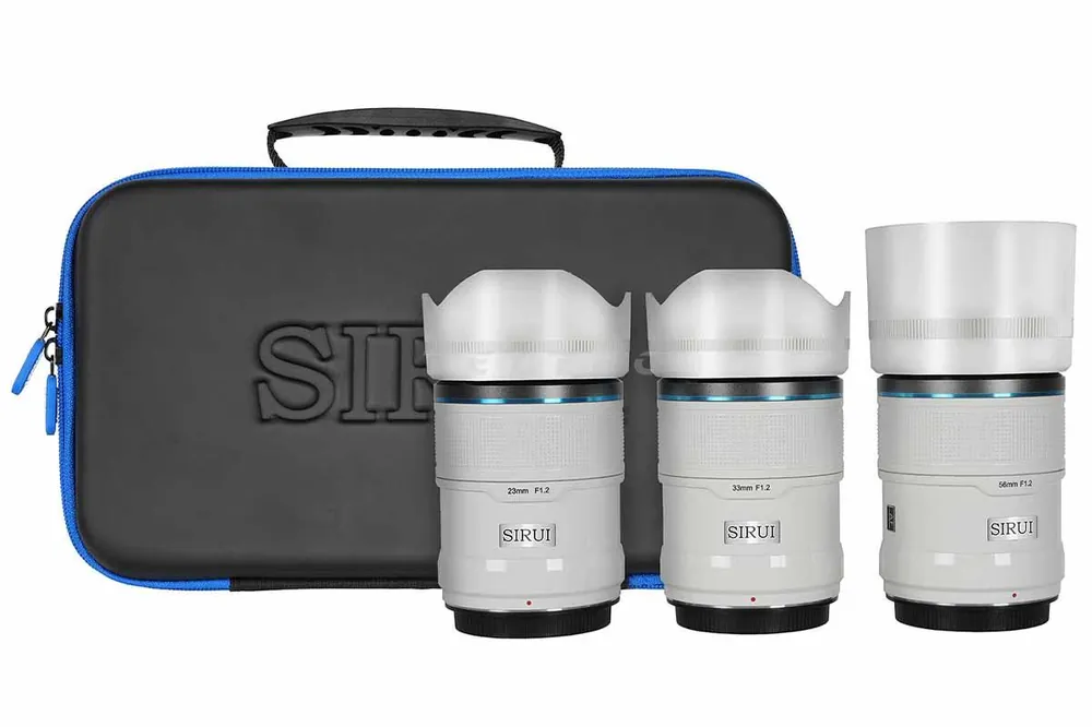 Neuheit SIRUI Sniper 23, 33 & 56 mm F1.2 Kit - Z-Mount white
