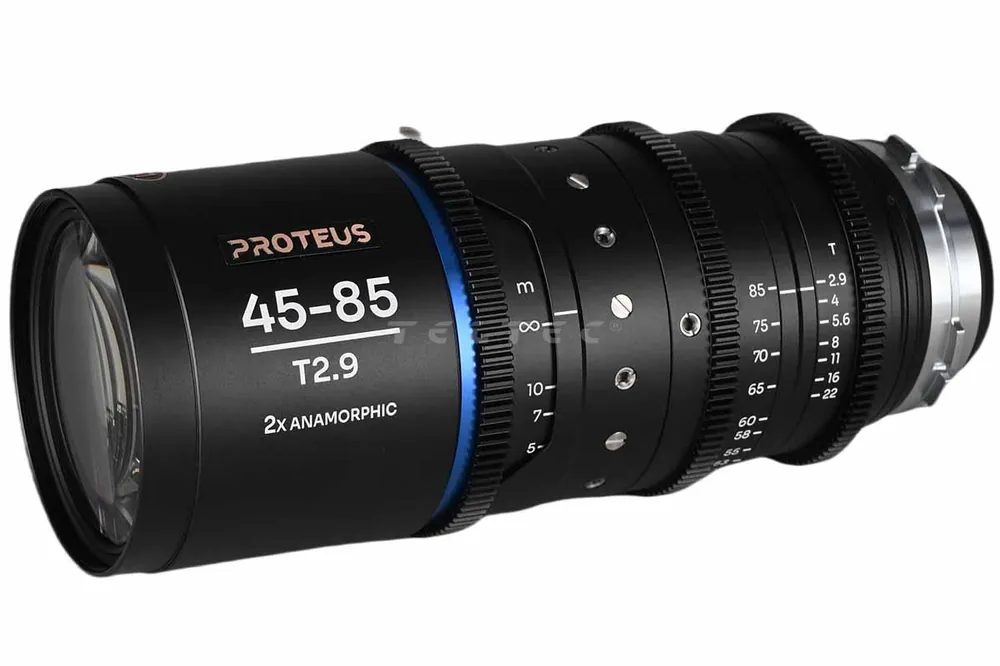 Rabatt Laowa Proteus Zoom 45-85mm 2X Anamorphic T2.9 - Blue (Meters) Arri PL (Default) + EF
