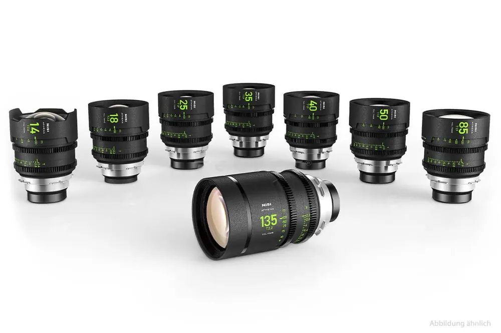 NiSi Athena Prime Master Set (14 / 18 / 25 / 35 / 40 / 50 / 85 / 135 mm) - L-Mount Mega-Angebot