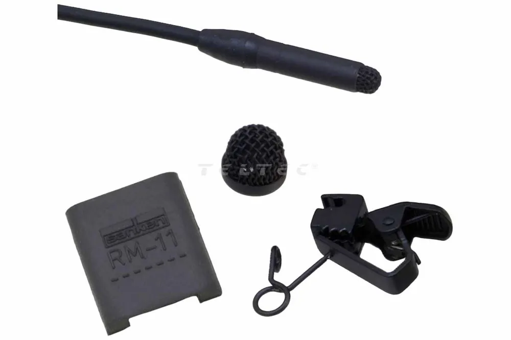 Neue Ware Sanken COS-11DPT BK Ansteckmikrofon 1.8m Schwarz, ohne Stecker