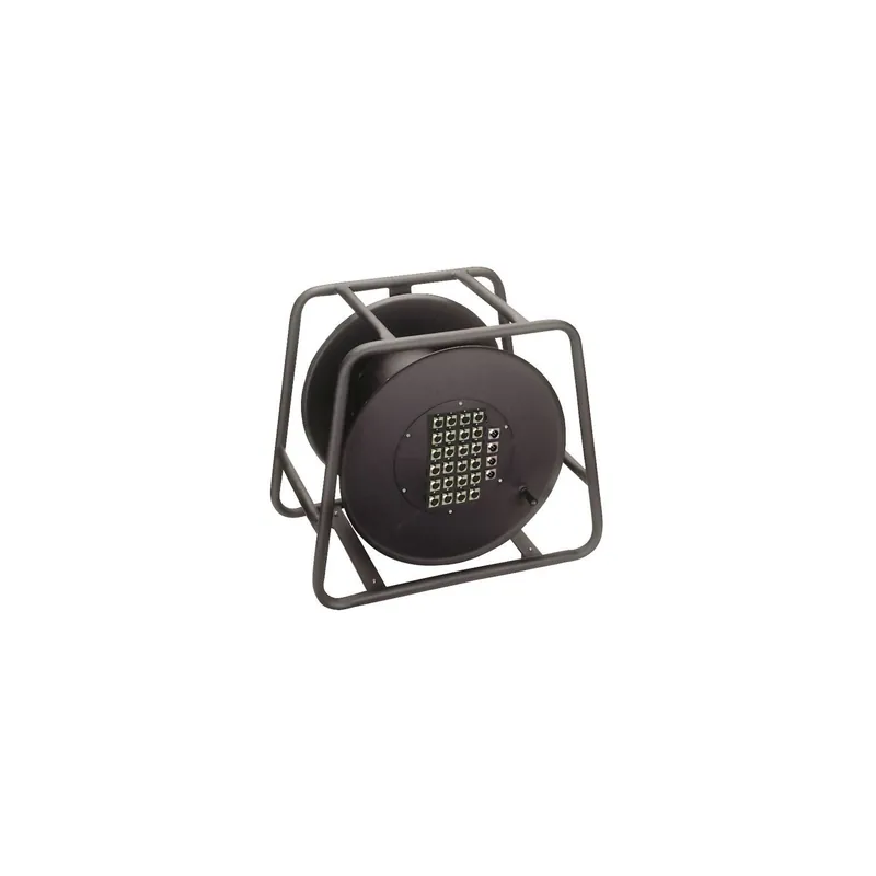 Schnäppchen Showtec - Empty Stagewheel Montierte XLR-Anschlüsse, max. 50 m Kabel und 28 Anschlüsse