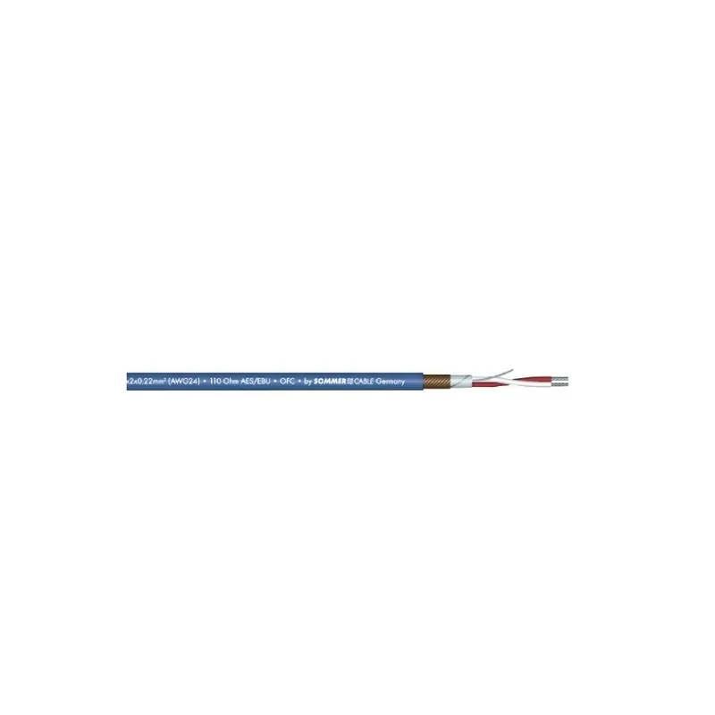 SOMMER CABLE DMX Kabel 2x0,22 100m sw SC-Semicolon Abverkauf
