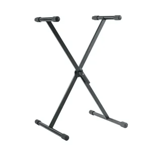 Heißes Angebot 18933 X-Keyboardständer, kurze Auflagearme schwarz m. Schnellverschluß