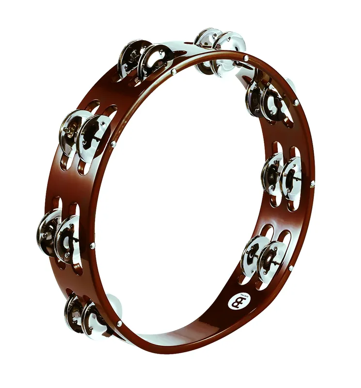 Markenprodukt TA2AB Holztambourine - 10"/ 2-reihig