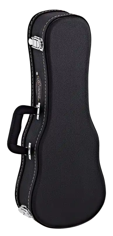 Sonderaktion Koffer für Sopran Ukulele schwarz Economy Series, Chrom Hardware