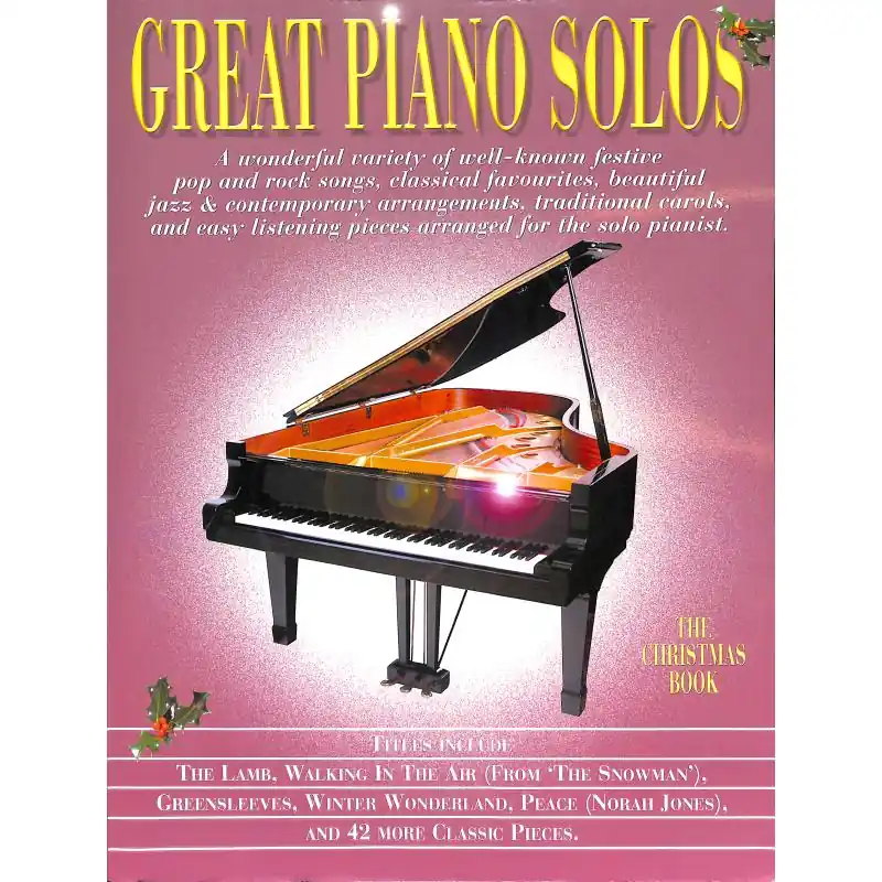 Markenware Great piano solos - the christmas book