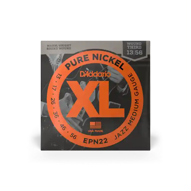 Saiten Satz 013-056 Jazz Medium Pure Nickel Xl Letzte Chance