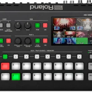 Garantierte Lieferung ROLAND V-8HD - 8-Channel HD Video Switcher - in schwarz/silber
