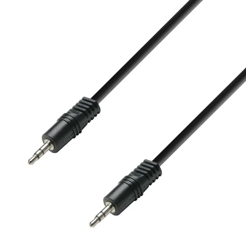 ah Cables K3 BWW 0060 - 3,5 mm Stereo-Klinke auf 3,5 mm Stereo-Klinke 0,6 m Abverkauf