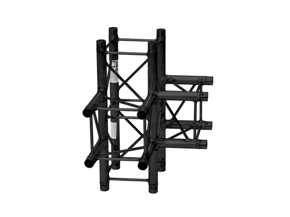 Angebot ALUTRUSS DECOLOCK DQ4-SPAT42 4-Weg T-Stück sw