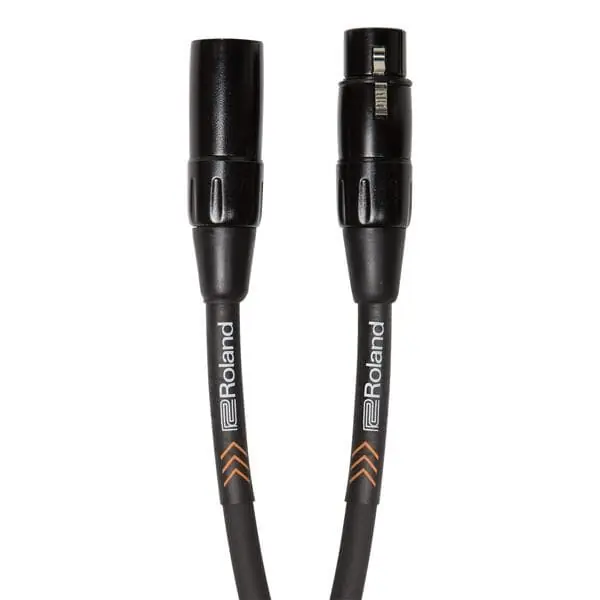 Günstig ROLAND RMC-B25 - Symmetrisches Mikrofonkabel mit hochwertigen XLR-Anschlüssen (XLR 3-pol female / XLR 3-pol male / 7,50m) - in schwarz