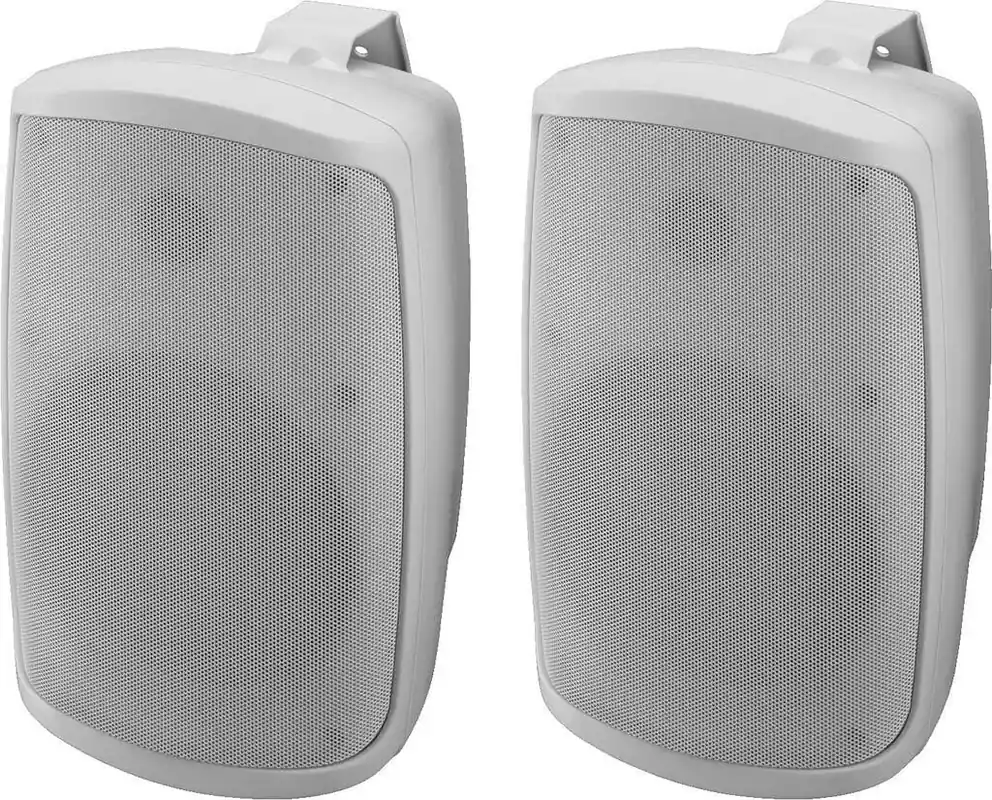 Aktuell Monacor WALL-06SET/WS, 2x 30W, aktiv, 2-Wege-Lautsprecherboxen-Paar, weiss