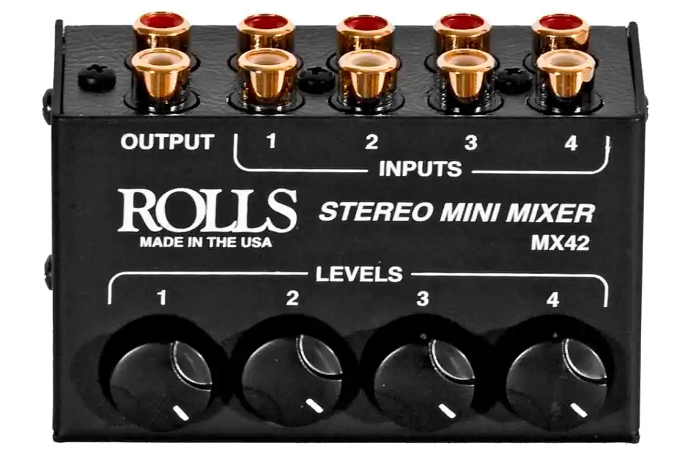 Rolls MX42 4-Kanal Stereo Mini-Mixer Direkt Vom Hersteller