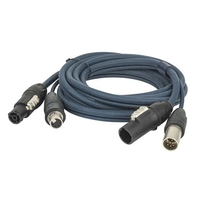 Rabatt DAP FP-16 Hybridkabel - PowerCON True1 & 5-pin XLR IP - DMX & Strom - 150 cm