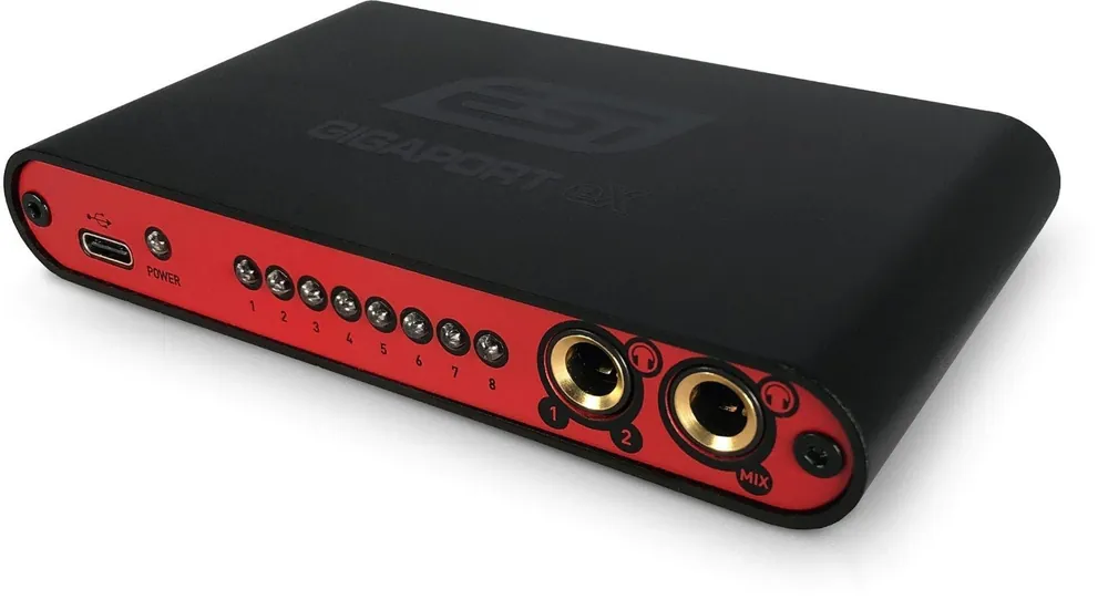 ESI GIGAPORT eX, USB 3.1 Audio-Interface mit 8 analogen Cinch-Ausgängen Kostenfreie Lieferung