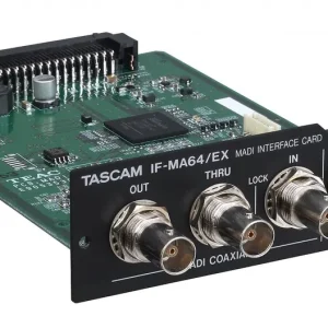 Tascam IF-MA64-EX - MADI Erweiterungskarte für DA-6400, BNC Koaxial An Saisonangebot