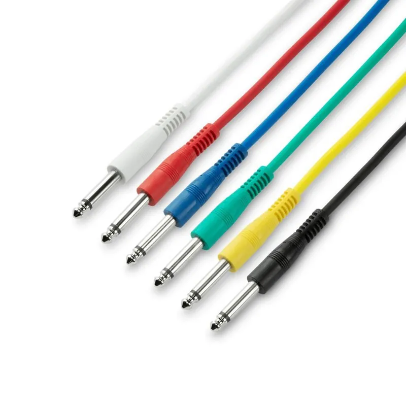 Bestseller ah Cables K3 IPP 0030 SET - 6er Set Patchkabel 6,3 mm Klinke mono 0,30 m