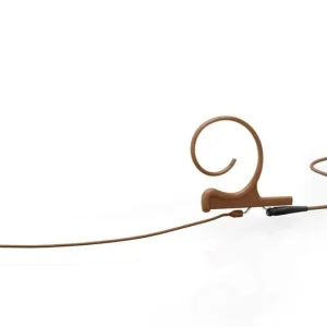 DPA 4166 CORE+ Omni Flex Earset Mic, 110 mm Boom, Brown, MicroLock Echt