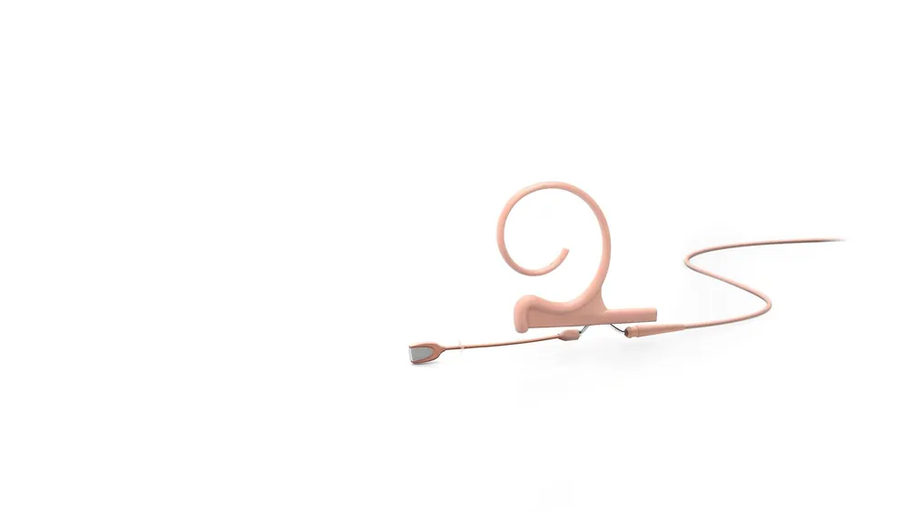 Zertifiziert DPA 4166 CORE+ Omni Flex Earset Mic, 90 mm Boom, Beige, MicroLock