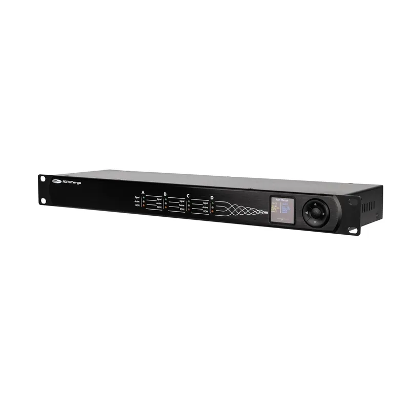 Direkt Vom Hersteller Showtec RDM Merge - 4-zu-2-DMX-Merger mit RDM (5-polig)