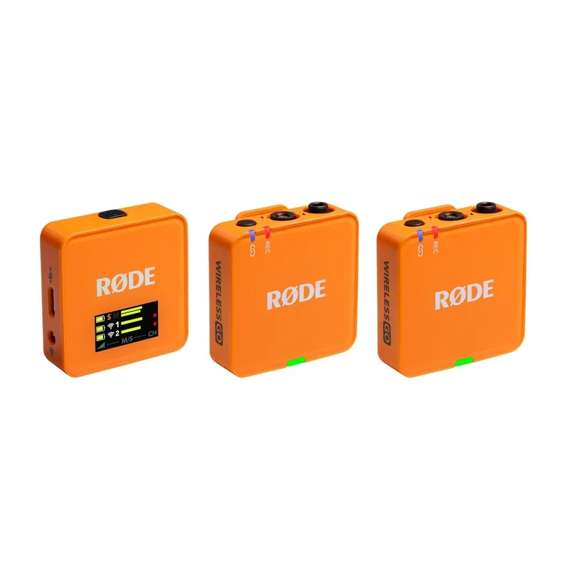 Geprüft RØDE WIGOGEN3ORA - RODE Wireless GO (Gen 3) ORANGE digitales 2-Kanal Drahtlos-Mikrofonsystem