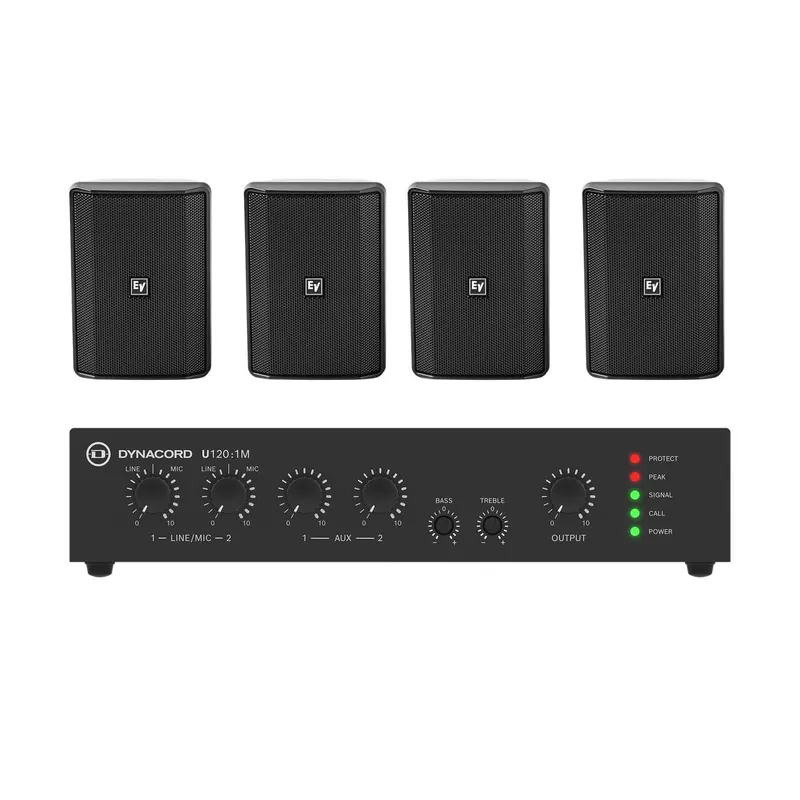 Letzte Chance Electro-Voice BSYS-EVID-S4.2TB - Wandlautsprecher Premium Set, schwarz