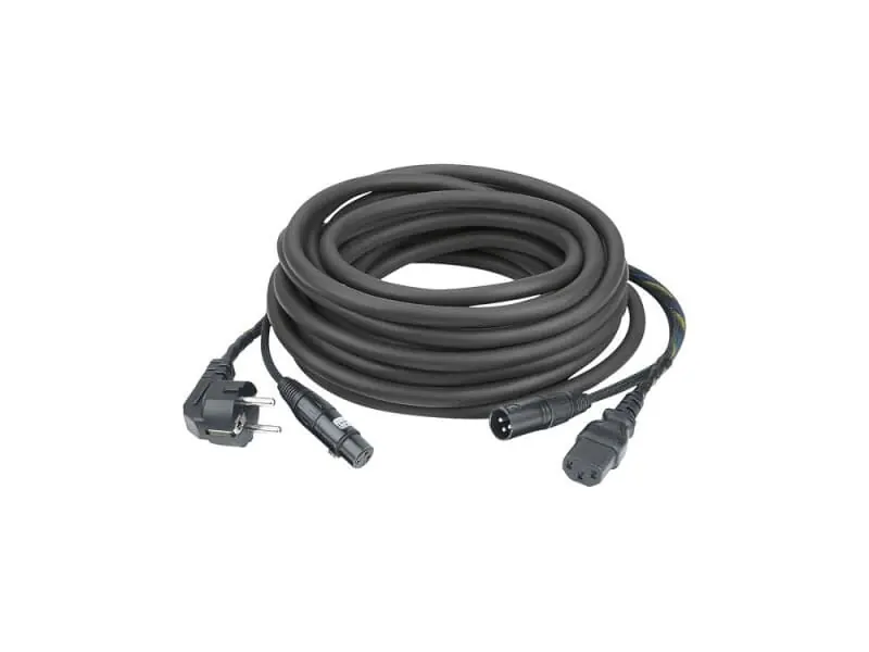 DAP FP-08 AUDIO Power/Signal Kabel Schutzkontakt M zu IEC-F & XLR-F zu XLR-M, 15m, schwarz Jetzt Kaufen
