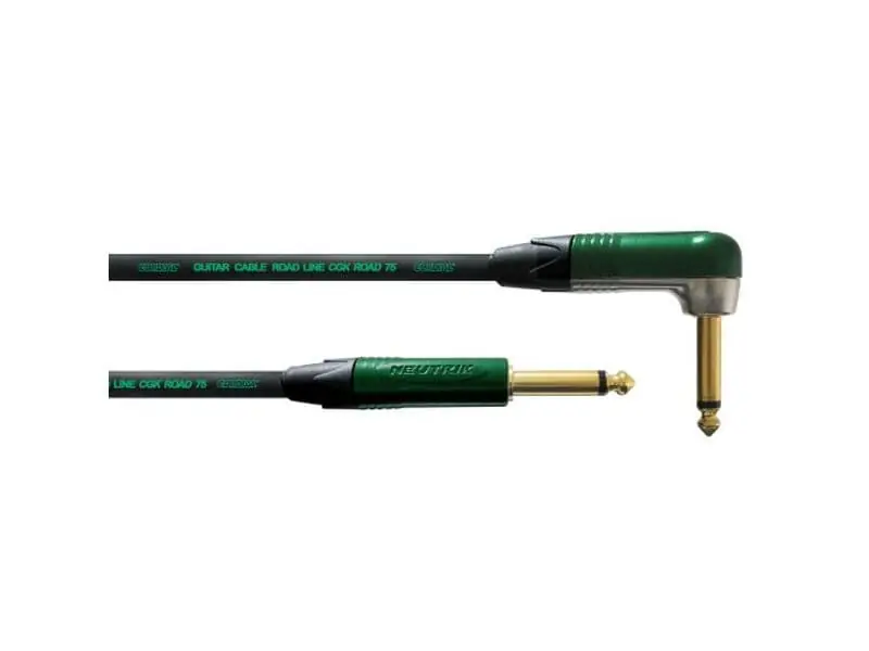 Abverkauf Cordial Road Line® 6,3mm Mono Klinke - Winkelklinke,3m