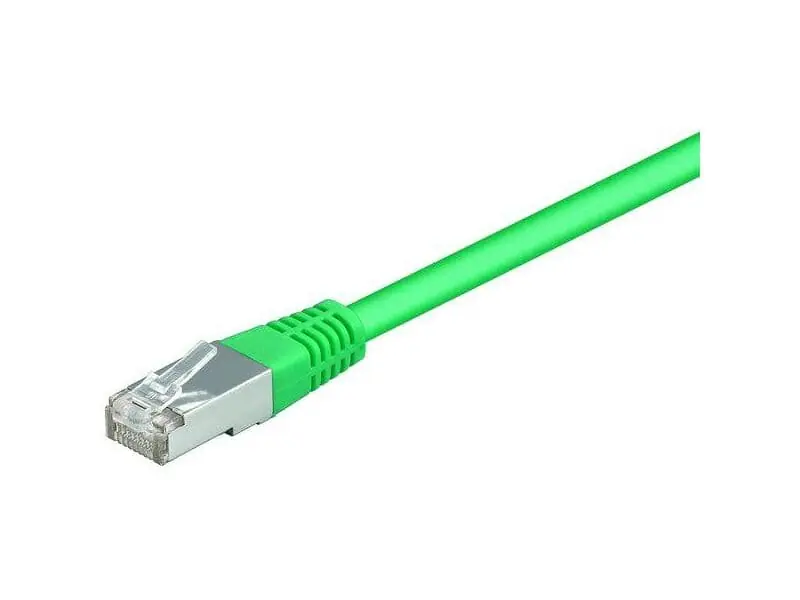 CAT 5e Netzwerkkabel Lose Ware, 2xRJ45 St. folien+geflechtgeschirmt 2m Begrenztes Angebot