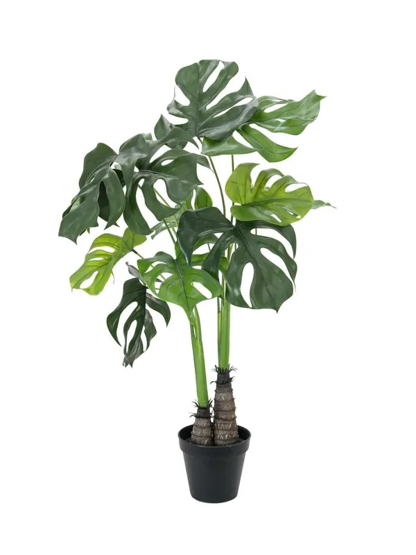 Europalms Monstera deliciosa, 90cm - Kunstpflanze Kostenloser Rückversand