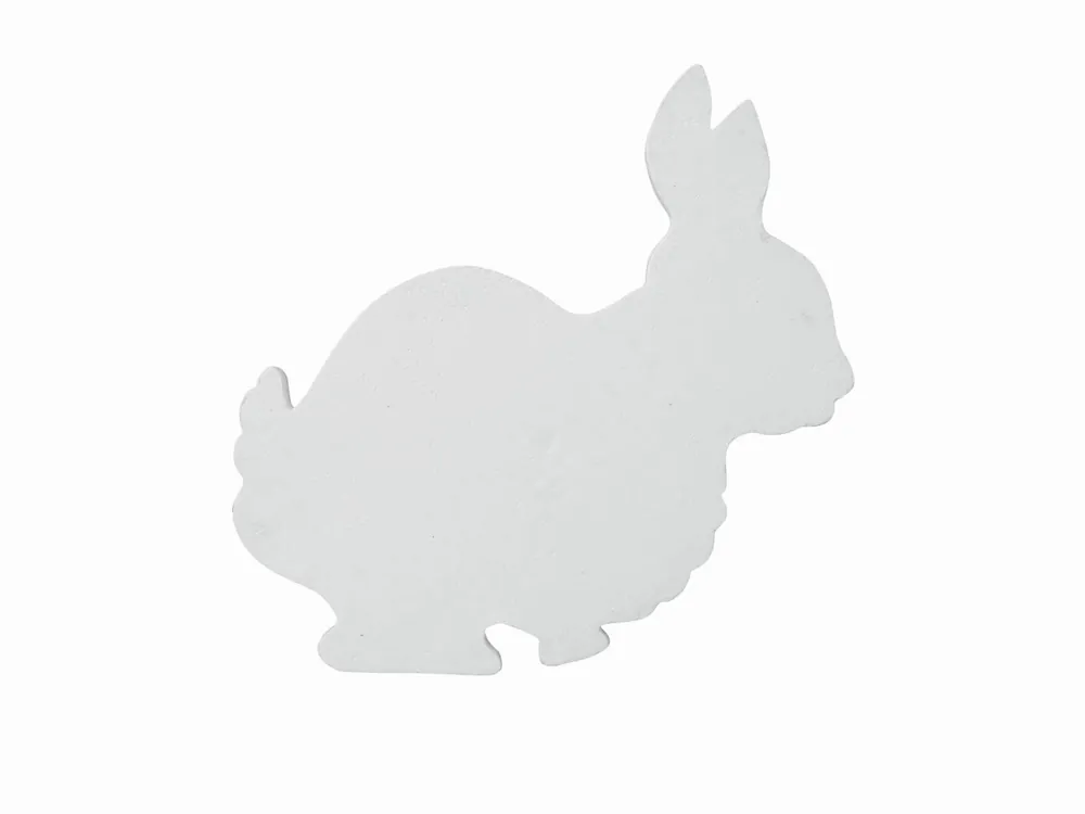 Wochenendangebot EUROPALMS Silhouette Hase, weiß, 56cm