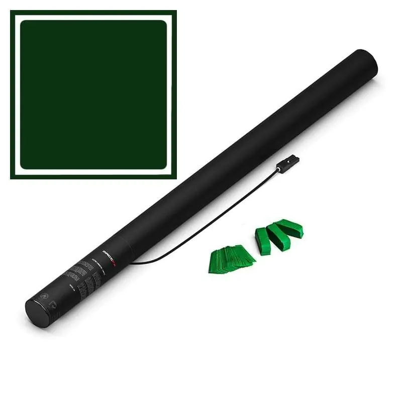 Zertifiziert MAGICFX® Elektrische Konfettikanone PRO, 80cm, Dunkelgrün