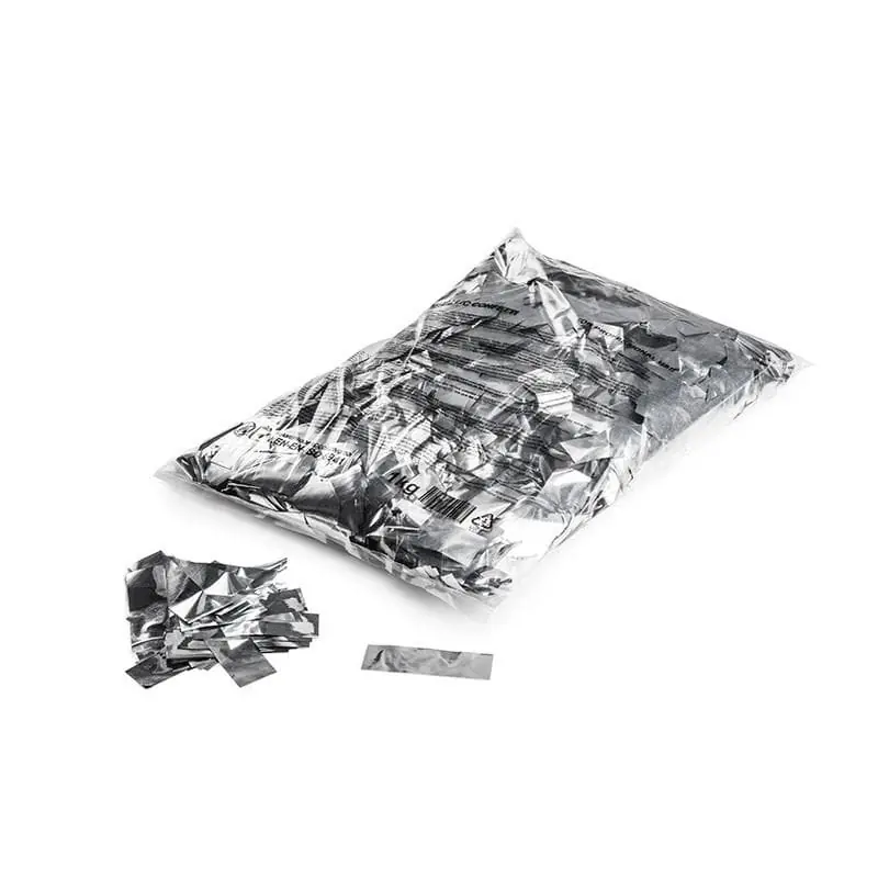 Echt MAGICFX® Metallic Konfetti Rechteckig 55x17mm - Silber