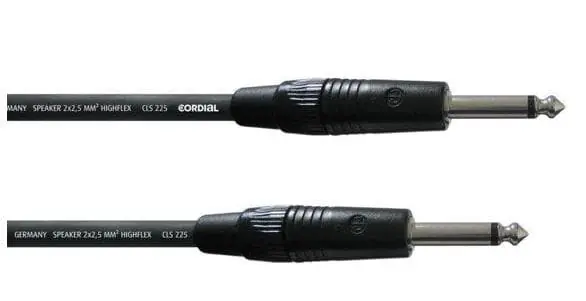 Cordial Lautsprecherkabel CPL 10 PP 25, 2x2,5qmm, 10meter, Neutrik Klinkenstecker Super-Preis