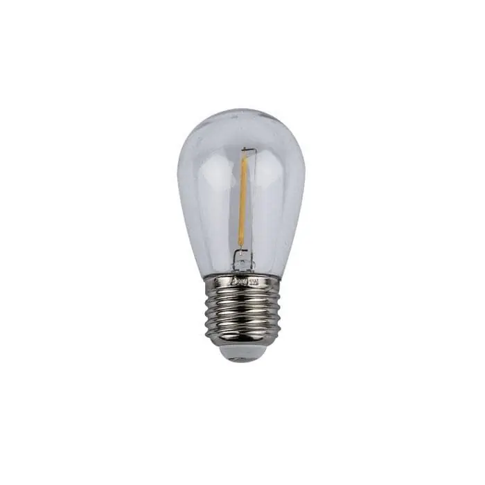 Beliebt Showgear S14 LED-Lampe - warmweiß - E27, 2 W - warmweiß - dimmbar