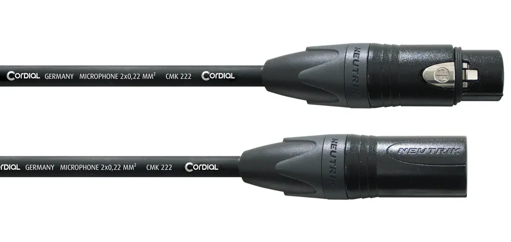 CORDIAL PROLINE XLR KABEL, NEUTRIK XCR STECKER 3m Kostenfreie Lieferung