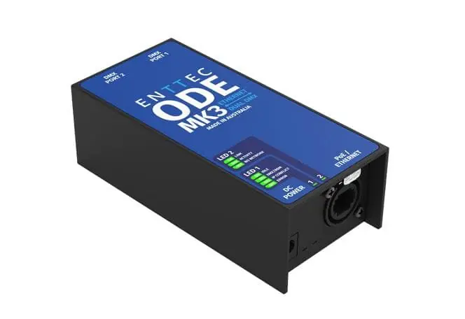 ENTTEC ODE MK3 – Zwei-Universum bidirektionales eDMX - DMX/RDM-Gateway Zertifiziert