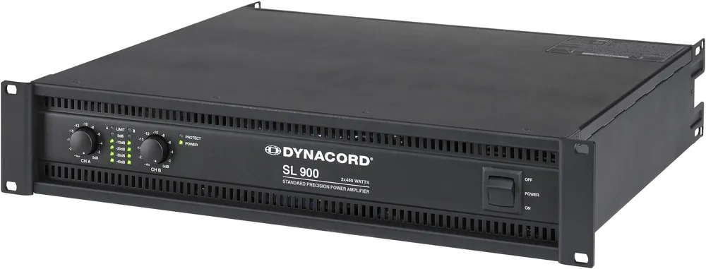 Dynacord SL 900 / 230V, High-Efficiency Class-AB Endstufe, LPN, 2x 450W, 2 HU Begrenztes Angebot