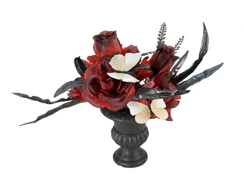 EUROPALMS Halloween Tischdeko, Rosen, 28cm Bestpreis