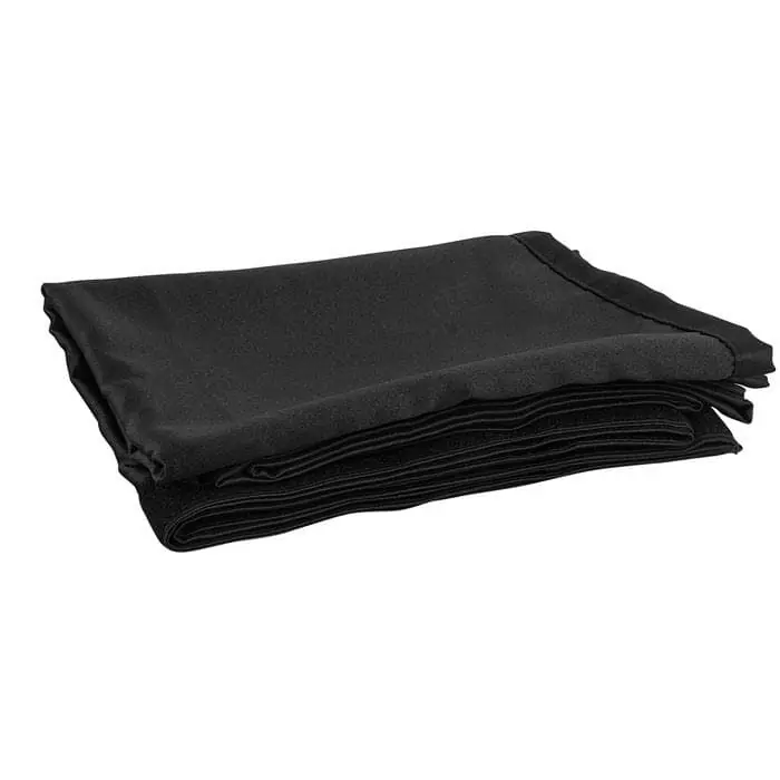 Wentex P&D Vorhang Molton 300 g/m² - Schwarz - 300 x 250 cm (B x H) - glatt Neu Im Sortiment