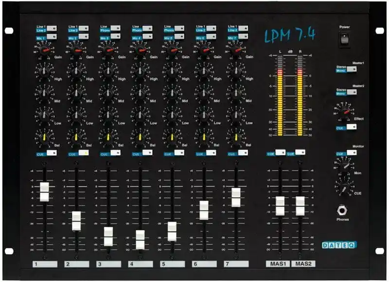 Aktuell DATEQ LPM7.4 - Stereo 7-Kanäle Mixer