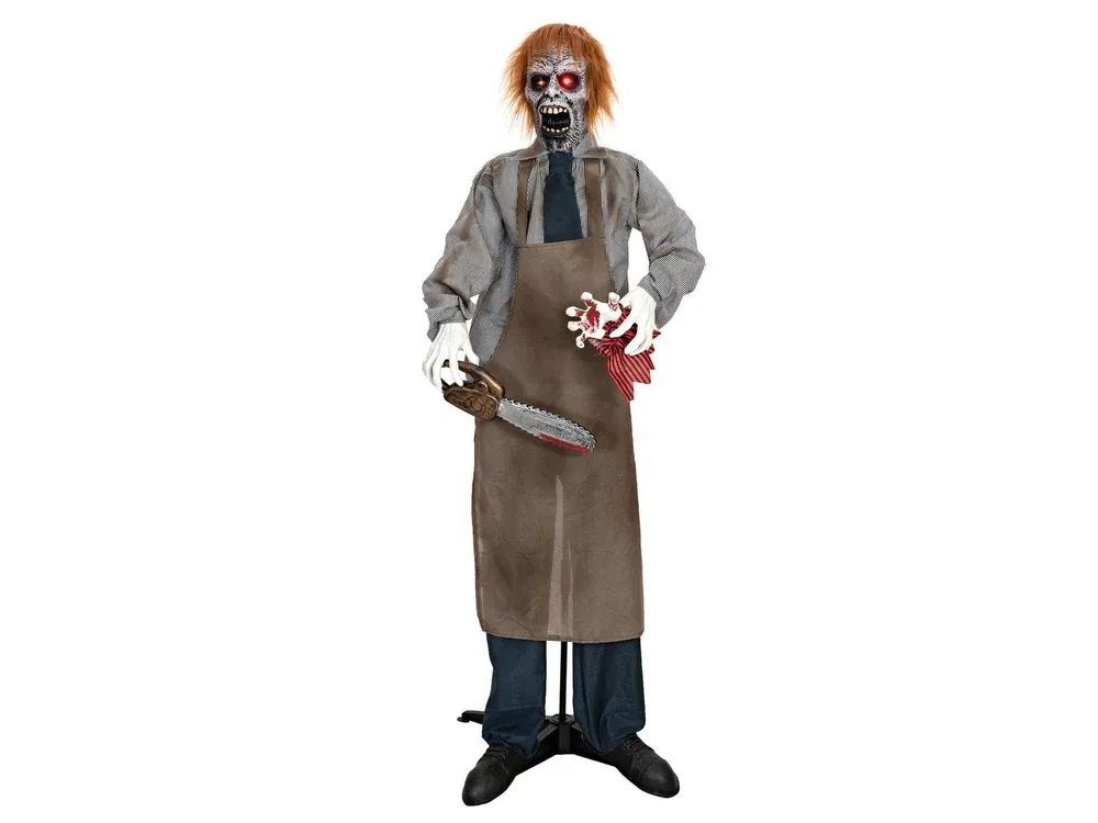 Aktuell EUROPALMS Halloween Figur Zombie mit Kettensäge, a