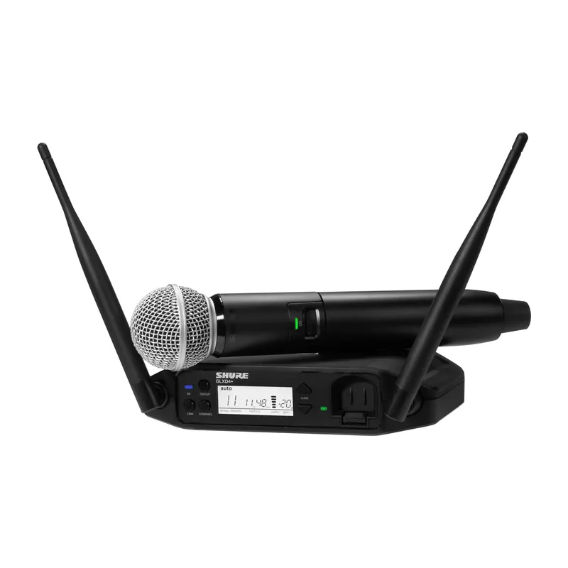 Aktuell SHURE GLXD24+E/SM58-Z4, Digitales Funksystem mit SM58® Gesangsmikrofon
