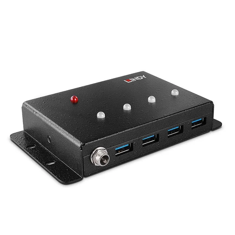 Abverkauf LINDY 43374 4 Port USB 3.0 Metall Hub