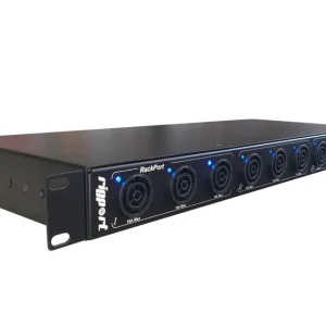 Markenprodukt Rigport RackPortL1T1 - Der RackPortL1T1 ist eine modulare Powercon Strom-Verteilung für 19" Racks